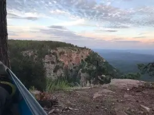 Camping at the Mogollon Rim in Arizona